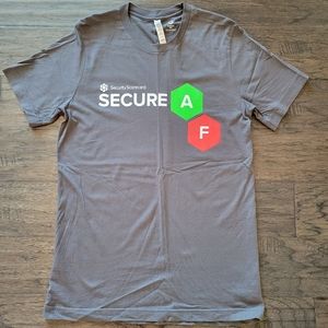 Men's Gray IT Security Scorecard T-Shirt - Size Medium
